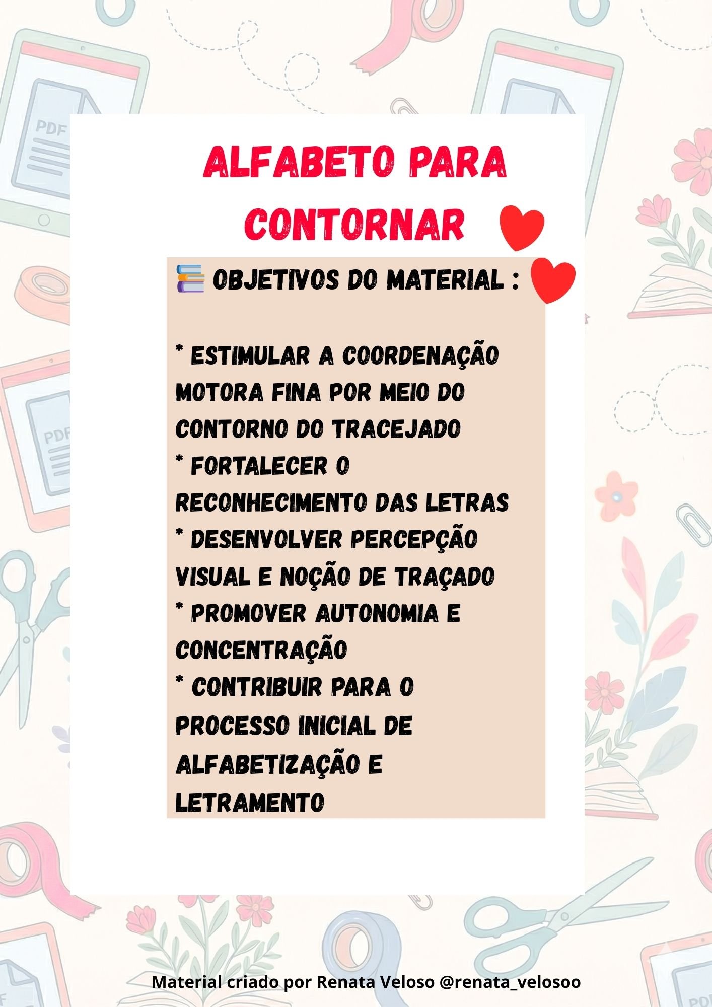 Alfabeto para contornar - Imagem 3