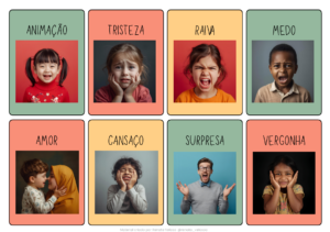 Jogo da Memória das Emoções – Educação Infantil (Imprimir + Recortar)