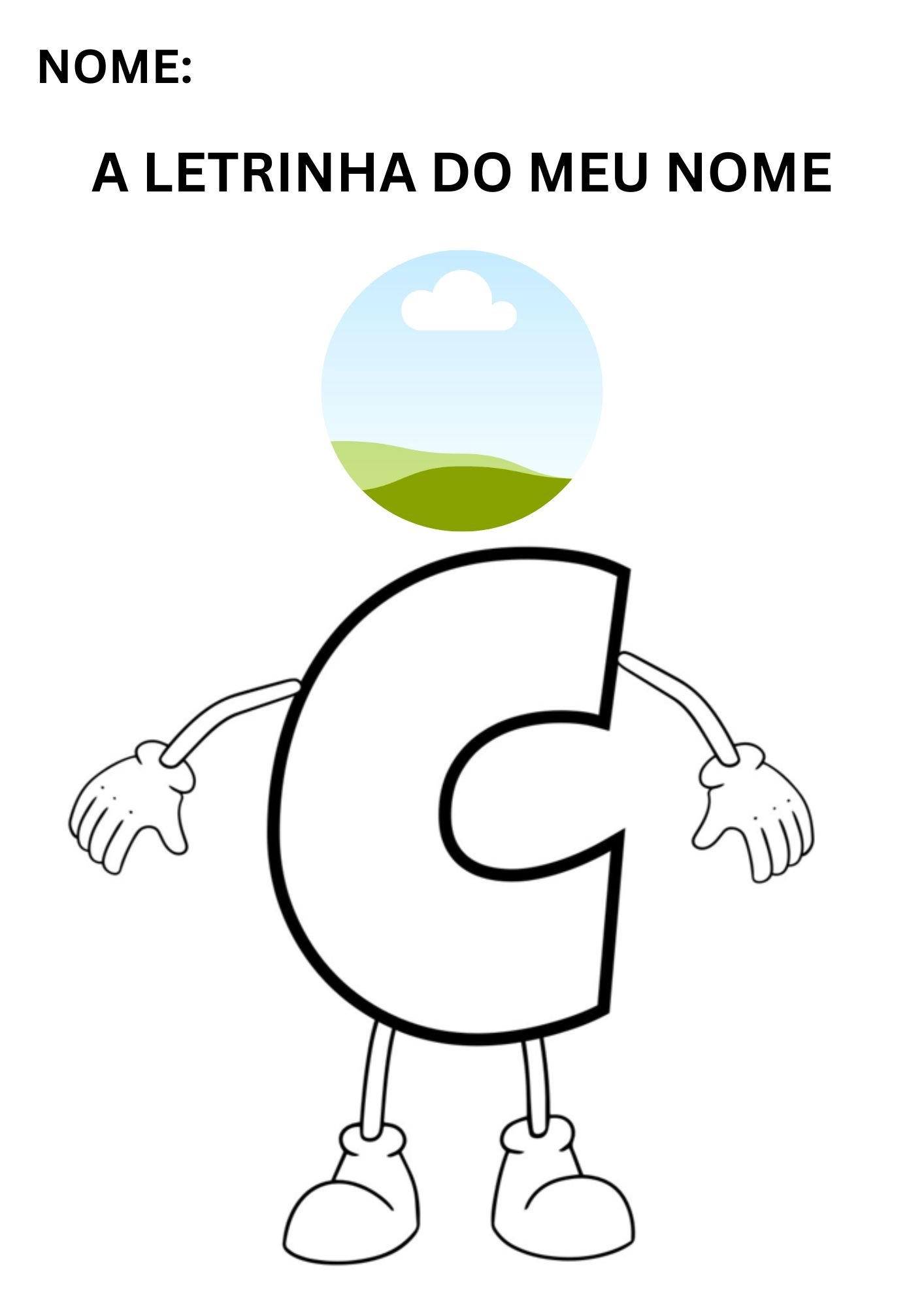 A LETRINHA DO MEU NOME – PDF Editável no Canva (2 a 5 anos) ✏️ - Imagem 4