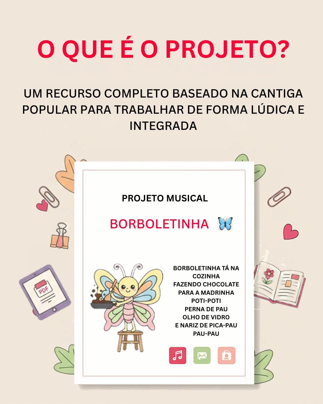 Projeto musical Borboletinha - Educação Infantil - Imagem 7